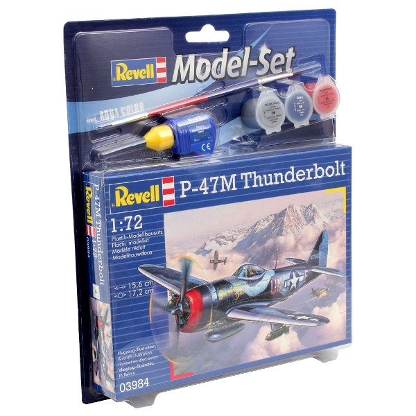 Revell mudelikomplekt Model Set P47 M Thunderbolt