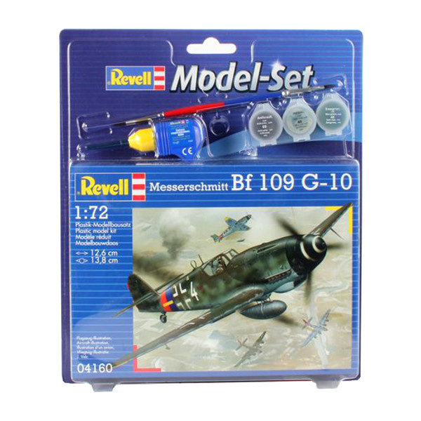 Revell liimitav mudel Model Set Messerscmitt BF109