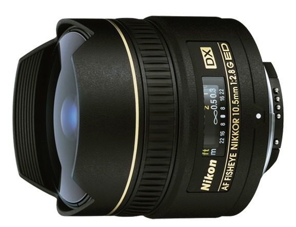 Nikon objektiiv AF DX 10.5mm F2.8G ED Fisheye