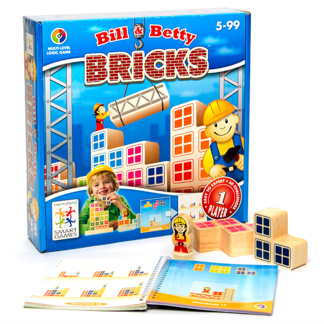Granna lauamäng Smart Games "Bill & Betty Bricks"