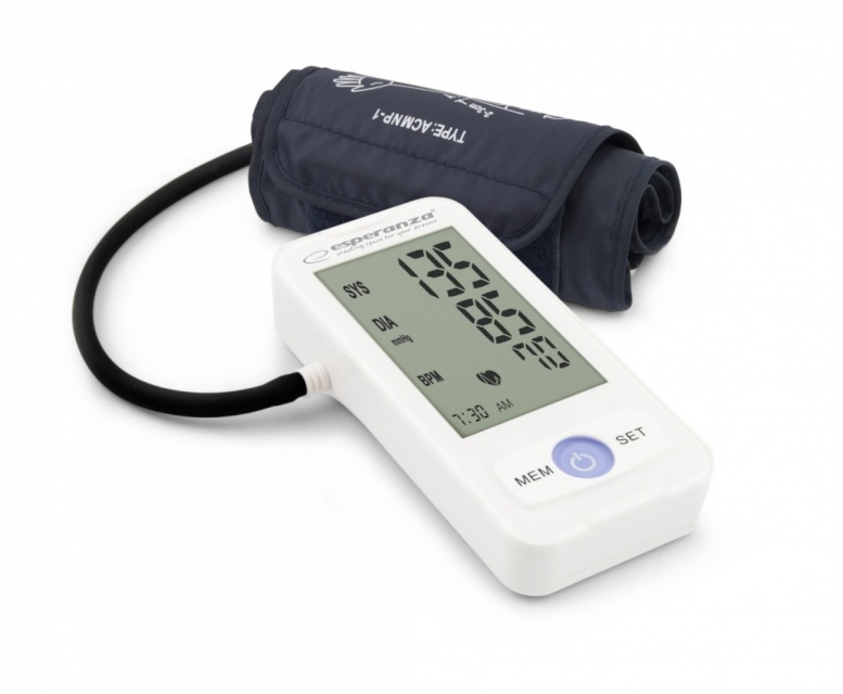 Esperanza vererõhumõõtja ECB002 Vitality Upper Arm Blood Pressure Unit, valge