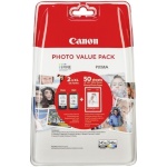 Canon tindikassett PG-545 XL must + CL-546 XL värviline + Value Pack fotopaber GP-501 (10x15cm) 50lk