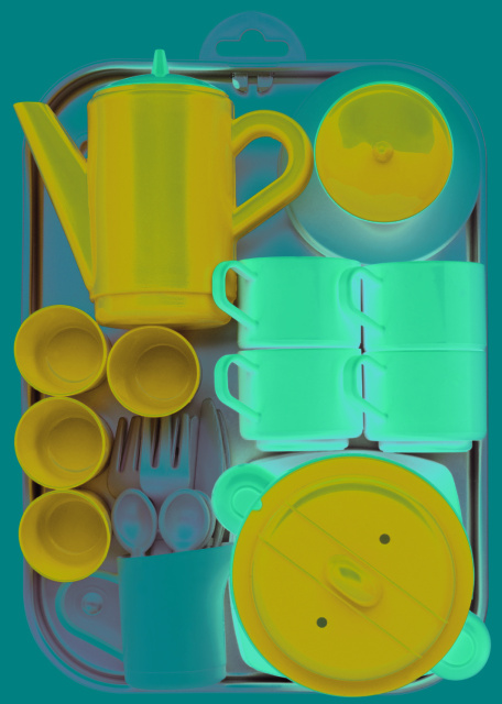 Ecoiffier teeserviis kandikul.