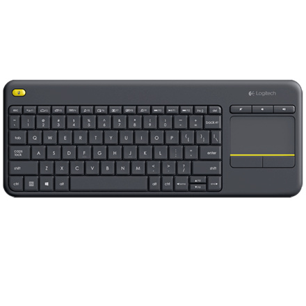 Logitech klaviatuur Wireless Touch Keyboard K400 Plus (RUS)