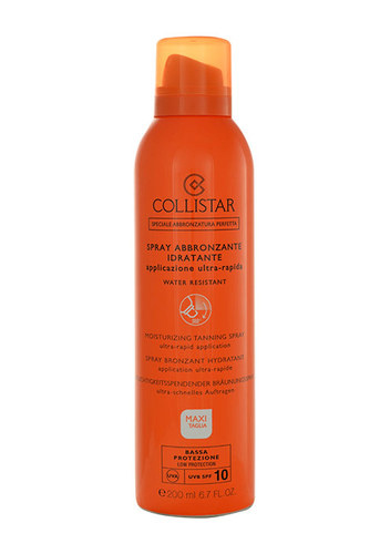 Collistar päevitussprei Moisturizing Tanning Spray SPF10 Cosmetic 200ml, naistele