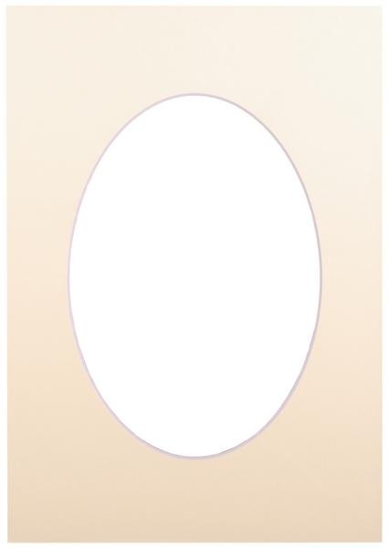 Paspartuu 21x29,7, biskviit ovaal