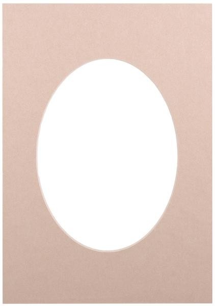Paspartuu 15x21, beež ovaal