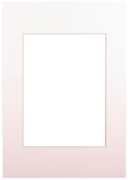 Paspartuu 30x40, pehme valge