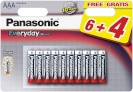 Panasonic patarei LR03EPS/10BW (6+4)