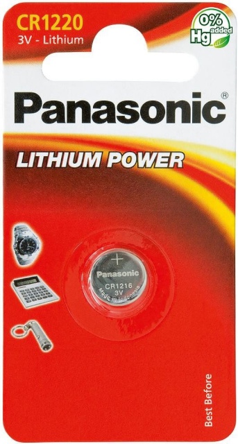 Panasonic patarei CR1220/1B