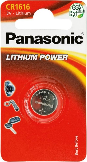 Panasonic patarei CR1616/1B