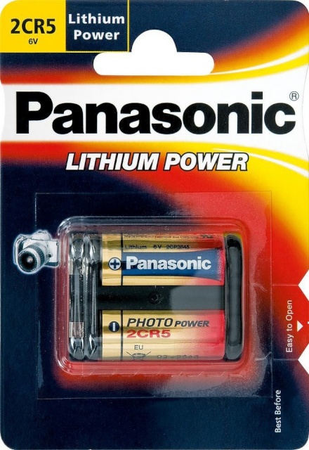 Panasonic patarei 2CR5/1B
