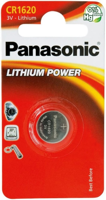 Panasonic patarei CR1620/1B