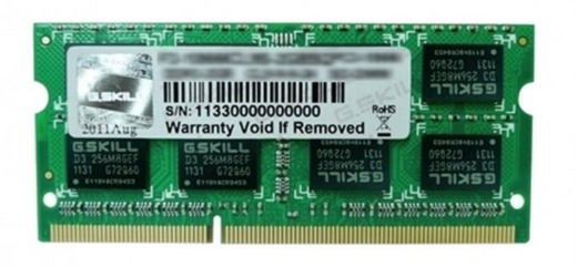 G.Skill mälu SO-DIMM DDR3 4GB 1066MHz CL7 Apple (1x4GB) 4GBSQ