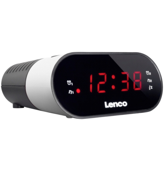 Lenco kellraadio CR-07 valge