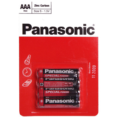 Panasonic patarei R03R/4B