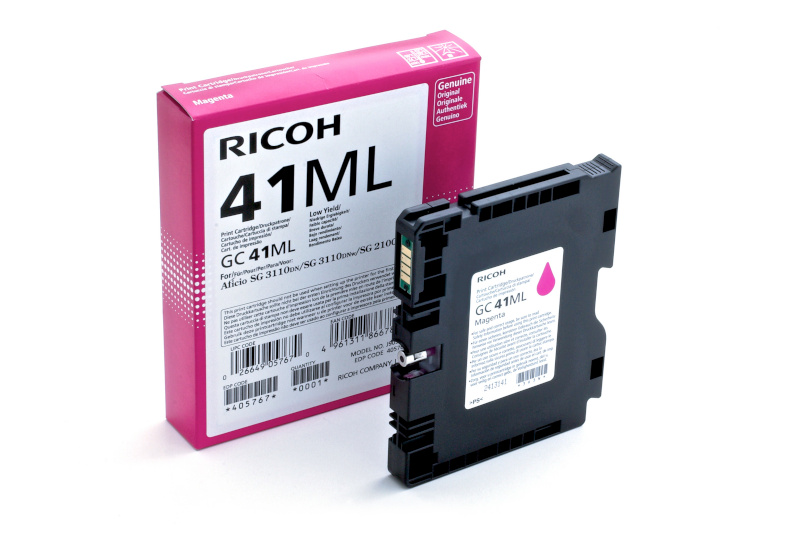 Ricoh tooner Gc41ml Gel magenta 600 Pgs