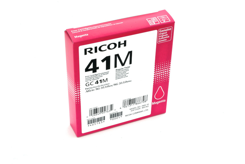 Ricoh tooner Gc41m Gel magenta 2.2k Pgs