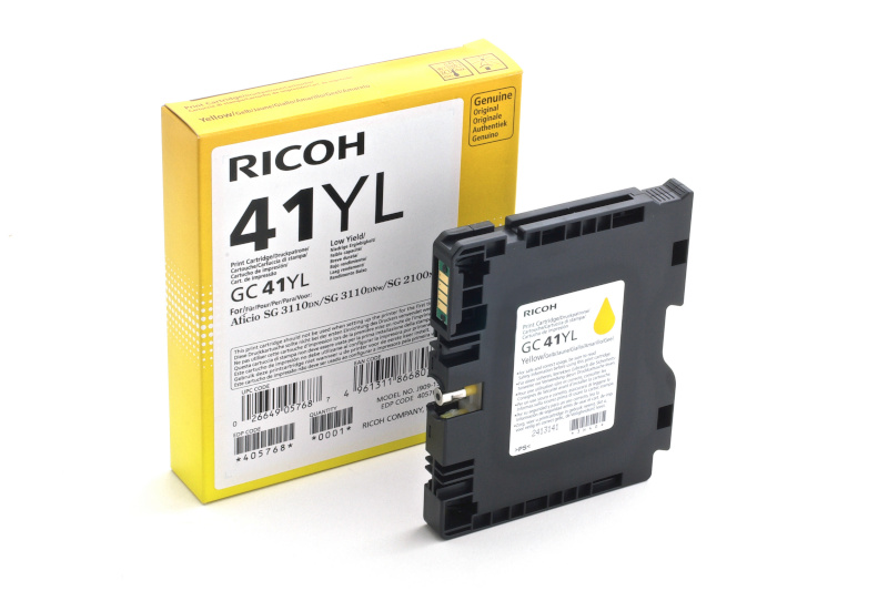 Ricoh tooner Gc41yl Gel kollane 600 Pgs