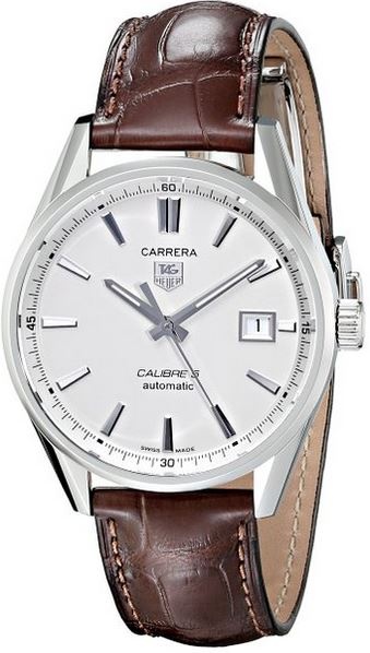 TAG Heuer käekell CARRERA CAL 5 39 MM SILVER DIAL