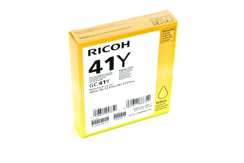 Ricoh tooner Gc41y Gel 2.2k Pgs kollane 
