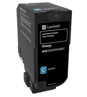 Lexmark Lexmark High Capacity Cyan Return Programme 84C2HC0 toonerkassett Toner cartridge, Cyan