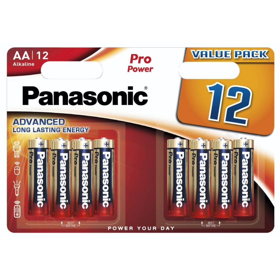 Panasonic patarei 1x12 Pro Power LR 6 Mignon AA