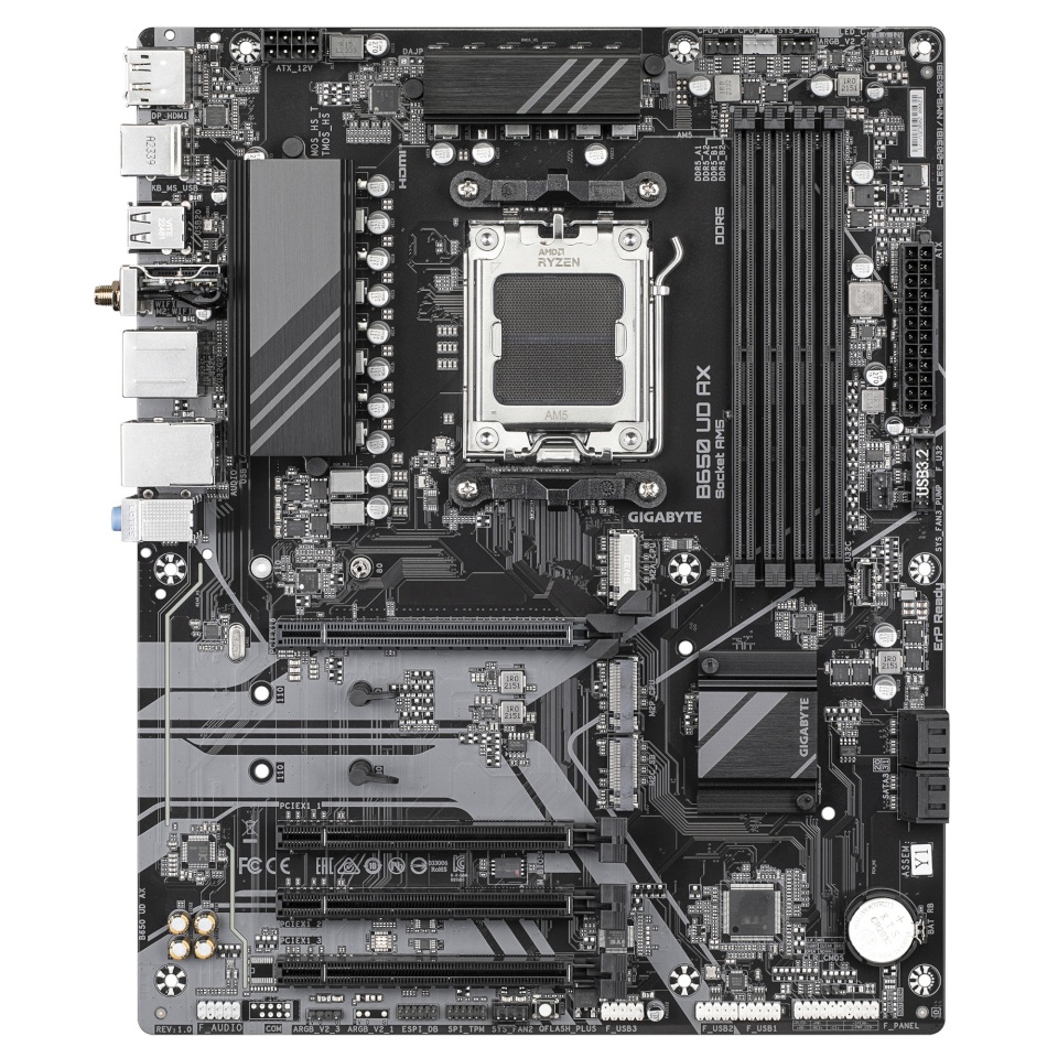 Gigabyte emaplaat B650 UD AX (B650,AM5,ATX,DDR5)