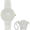 Versace naiste kell MEDUSA POP 3H + WHITE SILICON PURSE (Ø 39mm)