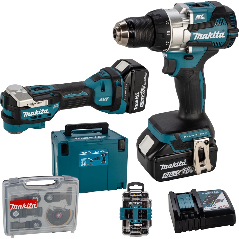 Makita akutrell DLX2592JX1 18V Akku-Kombo-Kit