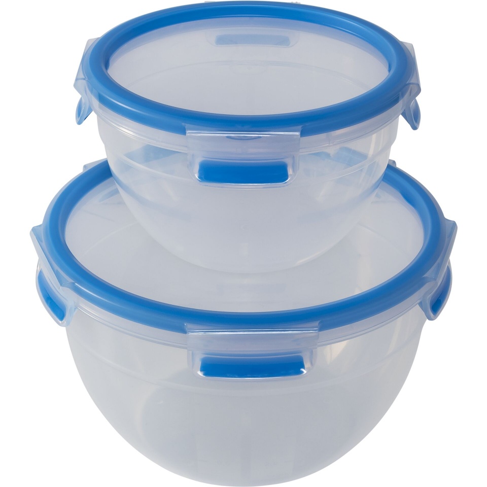 EMSA Clip&Close Food Storage Box 2-pcs round