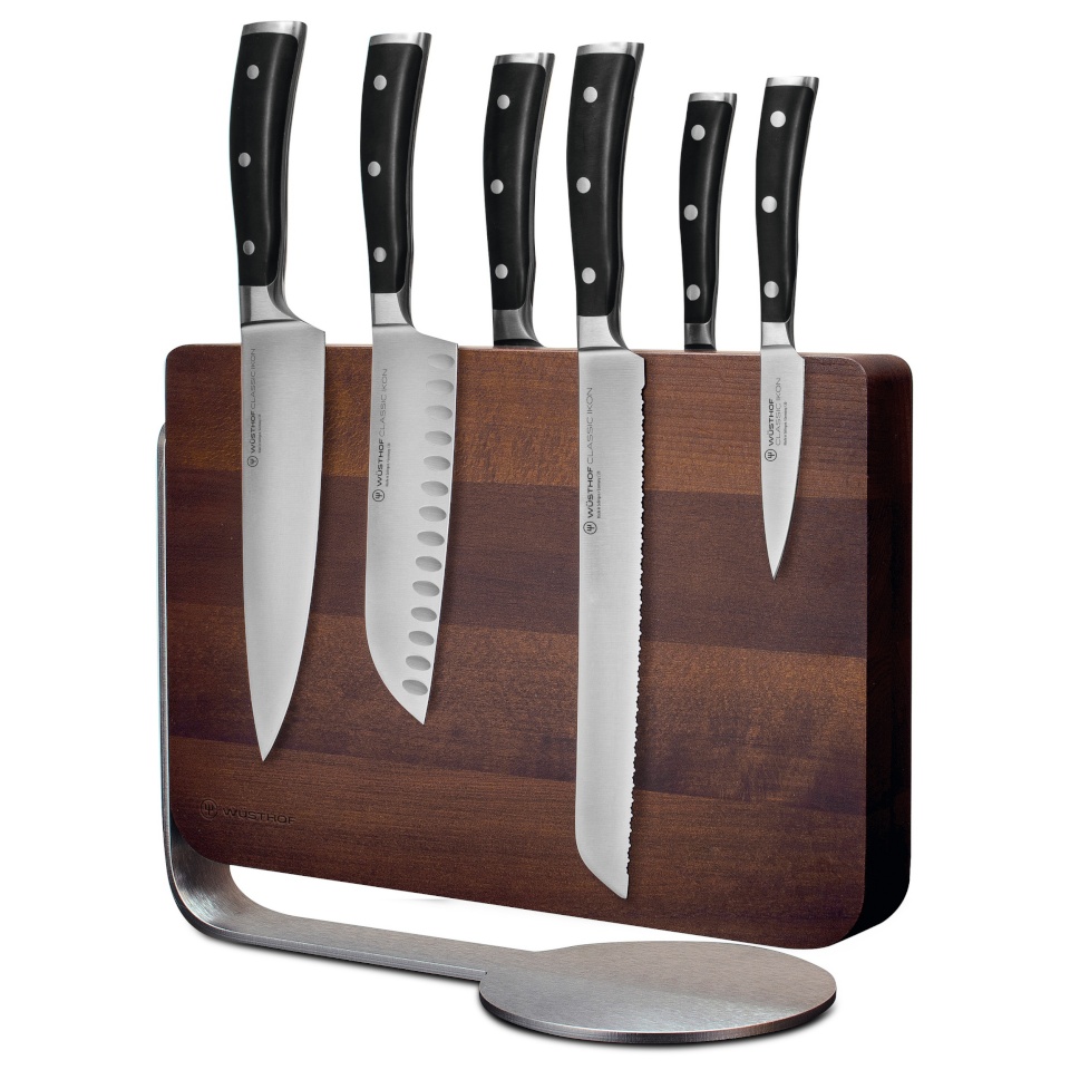 Wüsthof Classic Ikon 6-piece knife set magnetic block
