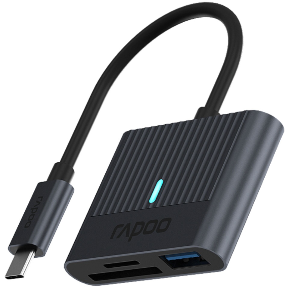 Rapoo USB-C kaardilugeja hall