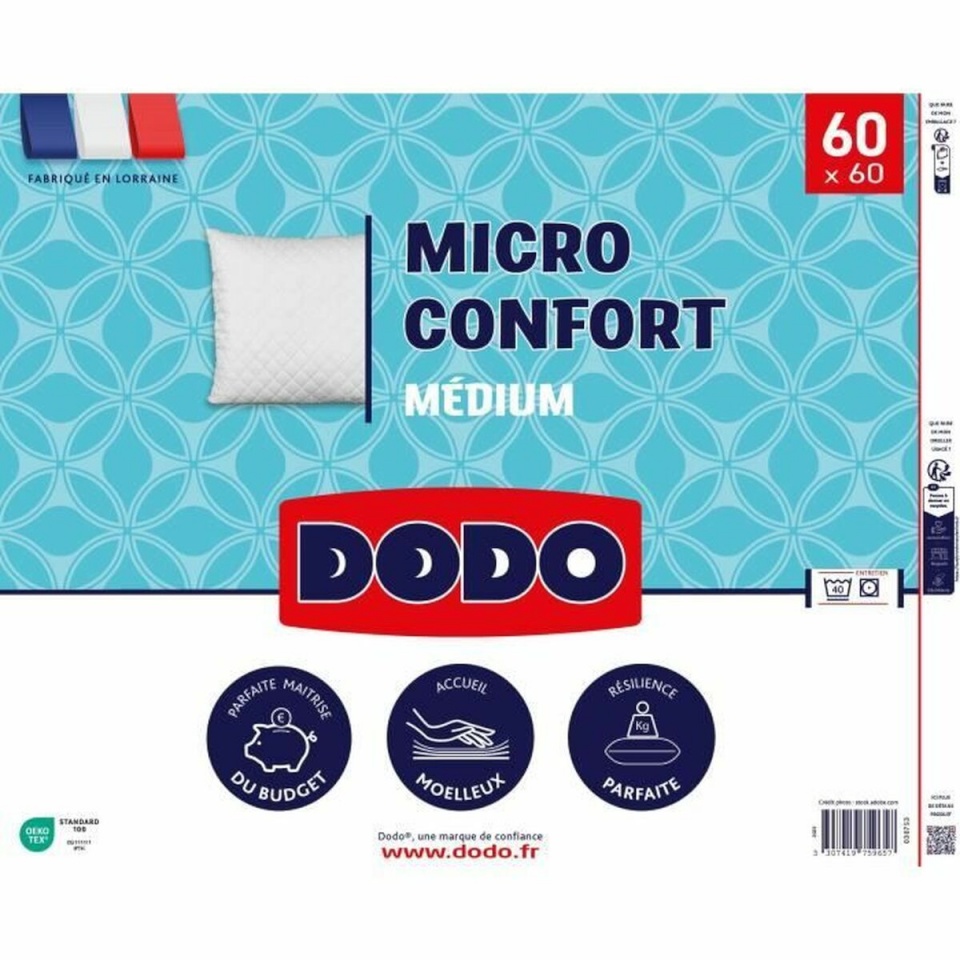 DODO Padi MICRO CONFORT valge 60 x 60 cm