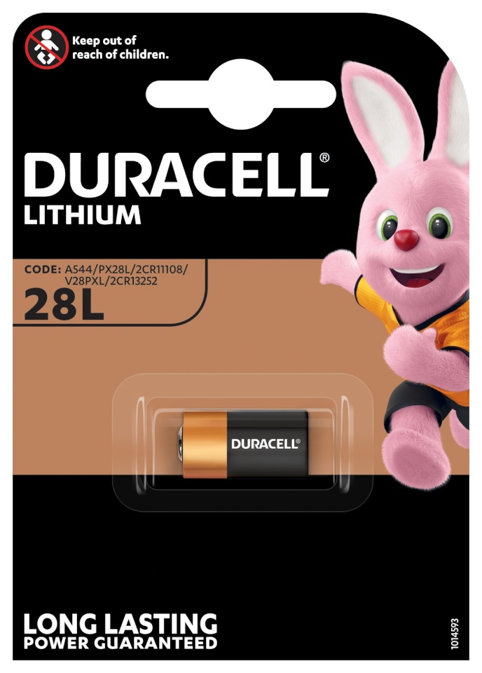 Duracell patarei PX 28L (L544, 2CR1/3N) 6V liitium