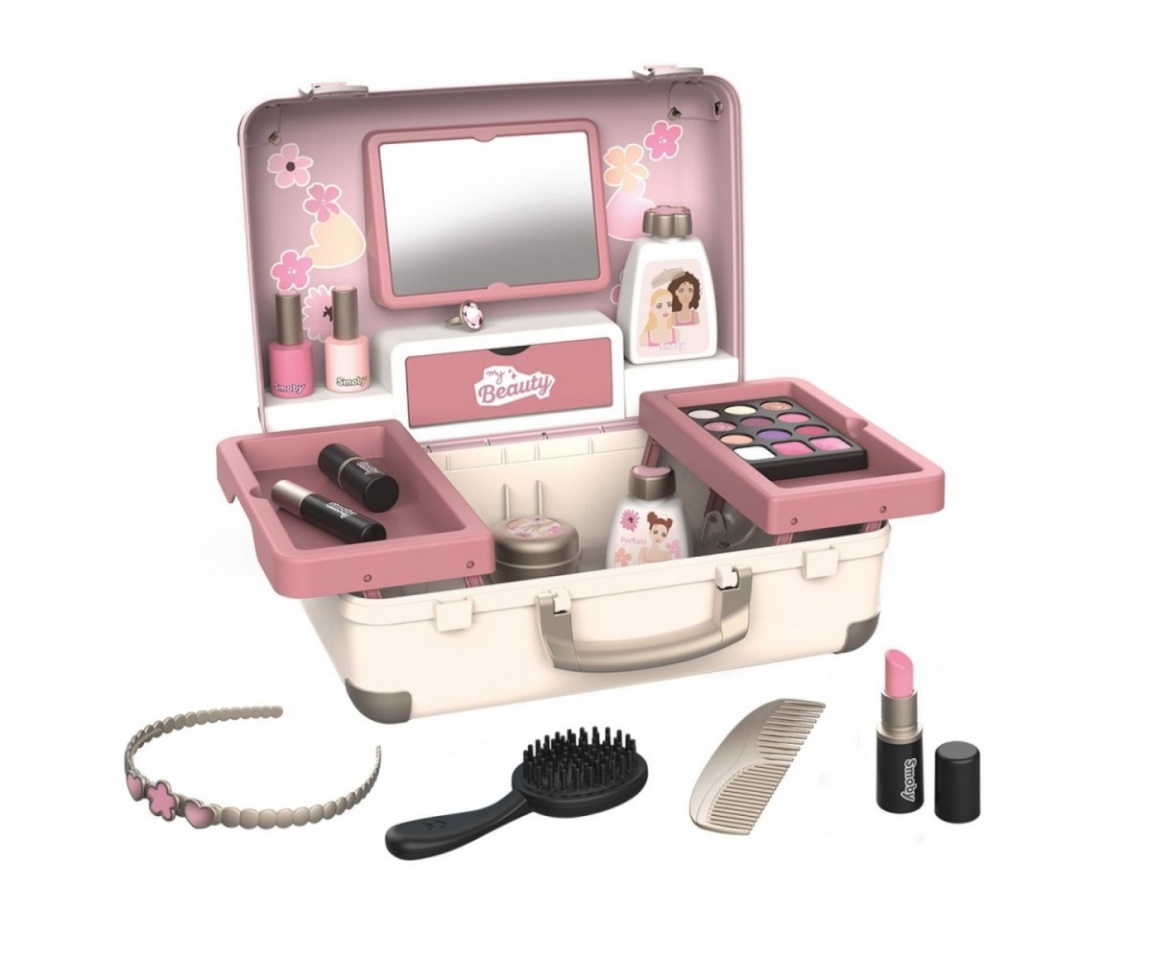Smoby My Beauty Vanity Suitcase with 13 accessories