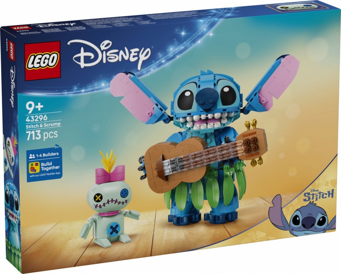 LEGO klotsid 43296 Disney Classic Stitch und Scrump
