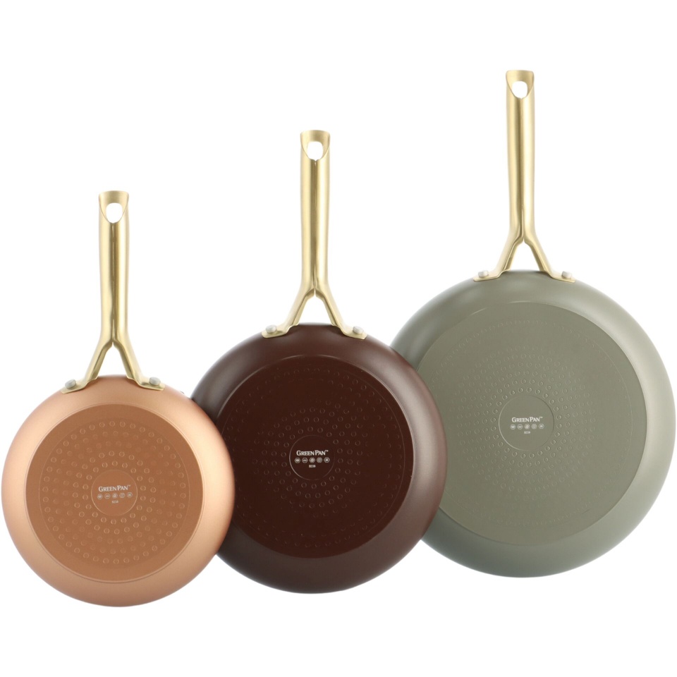 GreenPan Shades Bratfpannenset 3-tlg., 20+24+28cm Terra