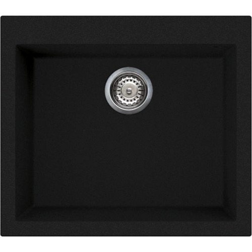 SMEG valamu VZ57N, 57cm, RIGAE®, pealt paigaldatav, käsitsi, graniit, must