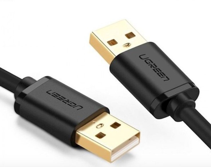 UGREEN kaabel 10311 USB-Cable USB 2.0 2 m USB-A must, kuldne