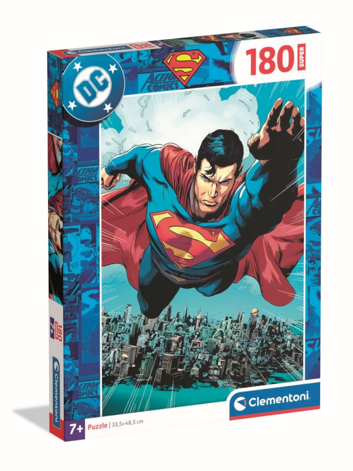 CLEMENTONI pusle super Superman 2025, 180 tk, 29801