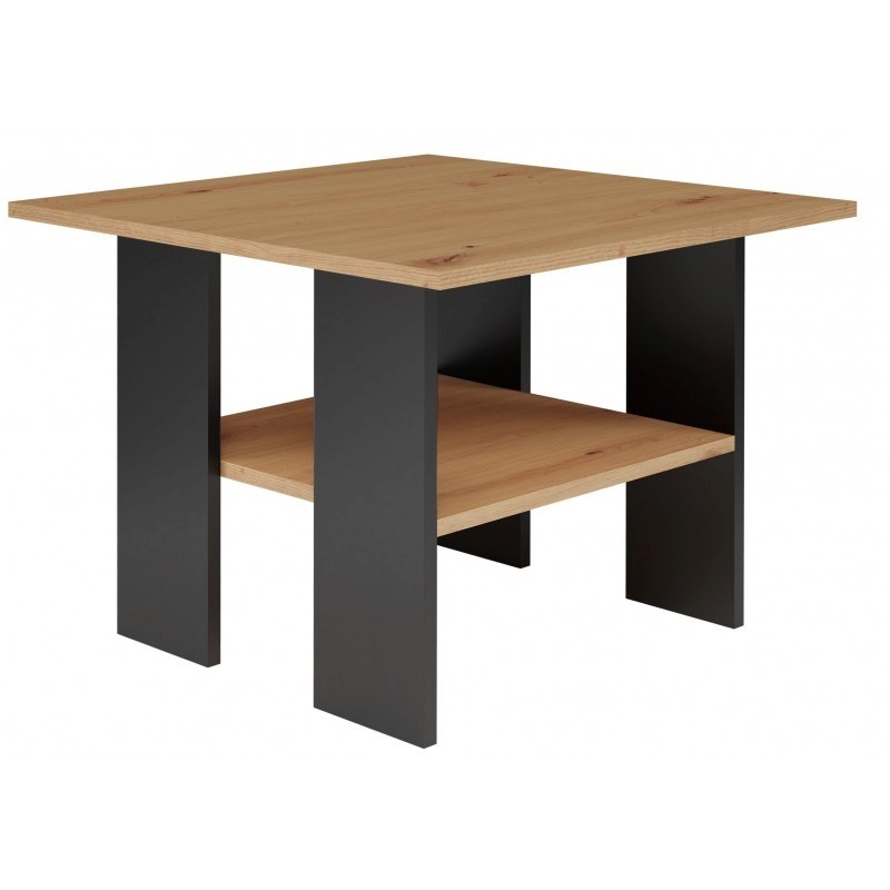 Top E Shop diivanilaud MODERNA Table 60x60x45cm Artisan Oak/must