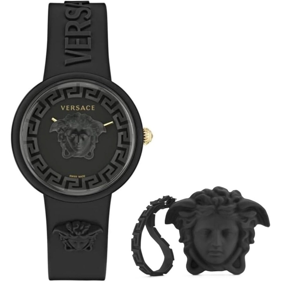 Versace naiste kell MEDUSA POP 3H + BLACK SILICON PURSE (Ø 39mm)