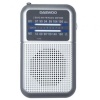 Daewoo transistorraadio DW1008SL Hõbedane AM/FM Retro