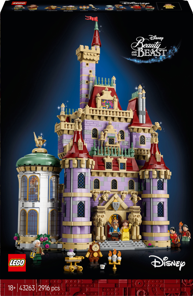 LEGO klotsid Disney 43263 - Beauty and the Beast Castle