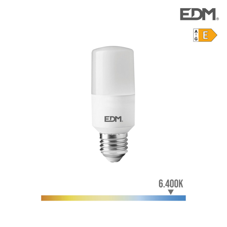EDM LED pirn Torukujuline E 10 W E27 1100 Lm Ø 4x10,7cm (6400 K)