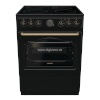 Gorenje keraamiline pliit GECS6B70CLB 60cm retro must
