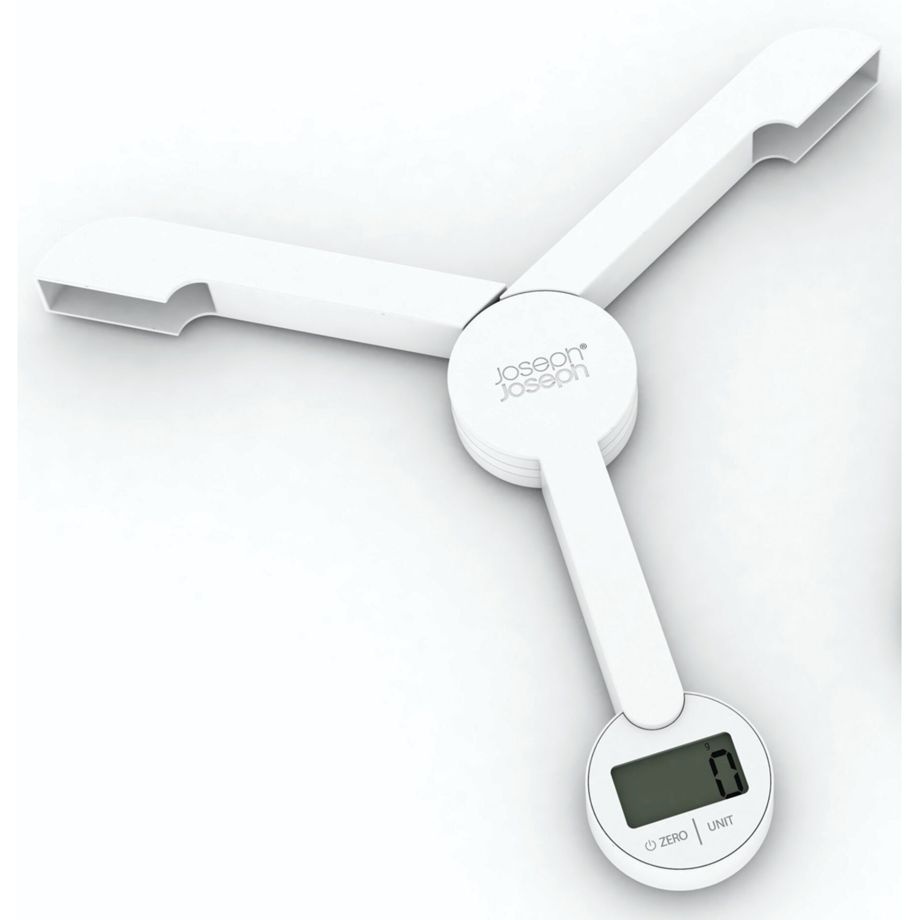 Joseph Joseph köögikaal 40071 TriScale Digital Kitchen Scale, valge