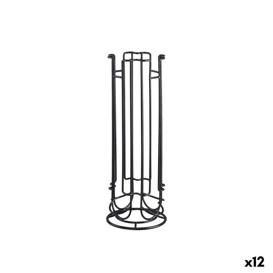 Quttin kohvikapsli organisaator must Raud 11,5x33cm (12 Ühikut)