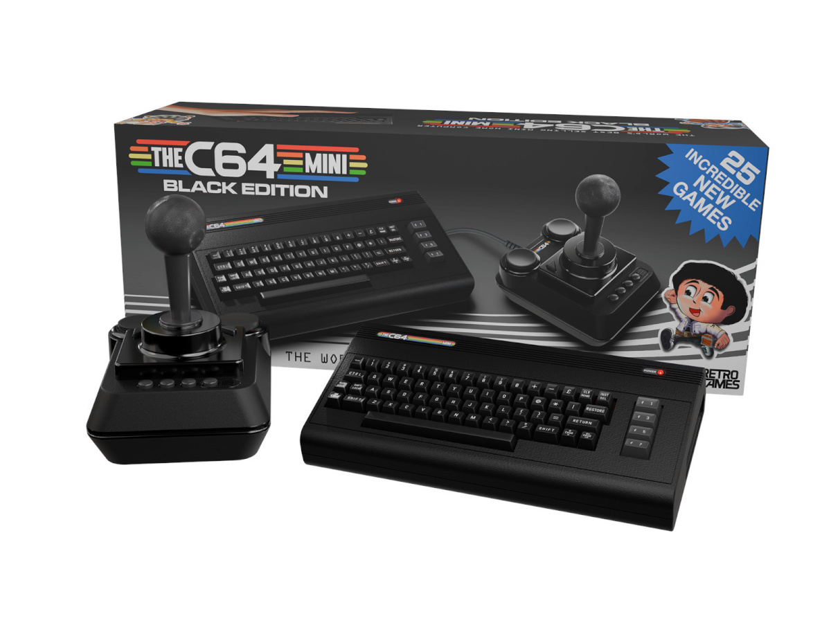 C64 Mini Black Editioni retro mängukonsool